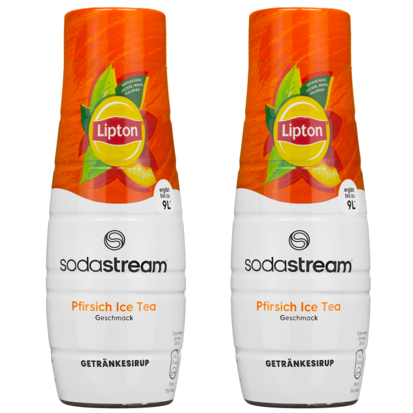 2x Syrop do SodaStream Lipton Ice Tea Brzoskwinia 440 ml