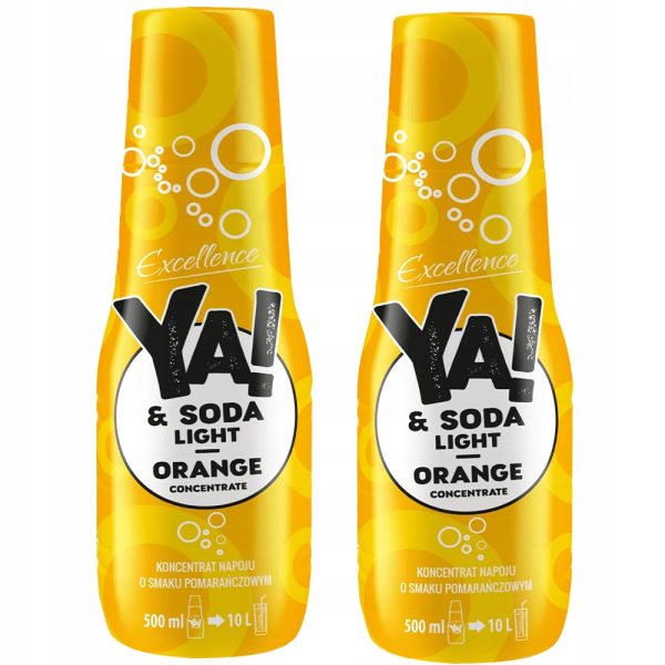 2x Syrop YA!&SODA pomarańcza light 500ml - obrazek 2
