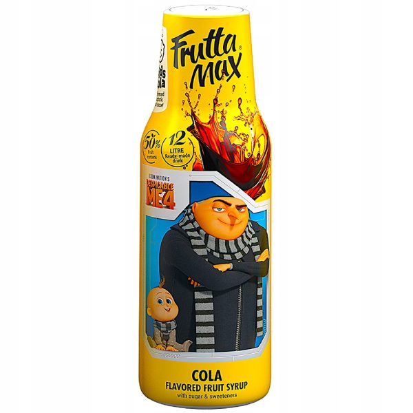 Syrop FruttaMax MINIONKI COLA 500ml + Syrop FruttaMax MINIONKI POMARAŃCZA 500ml - obrazek 2
