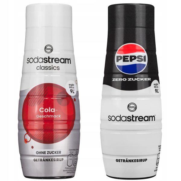 Syrop do SodaStream Cola bez cukru 440ml+Pepsi Max Bez Cukru 440ml - obrazek 4