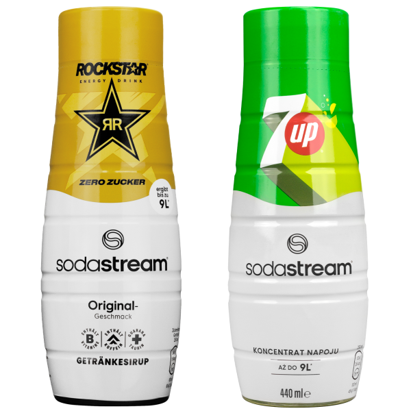 Syrop SodaStream Rockstar Original Zero 440ML+ 7UP