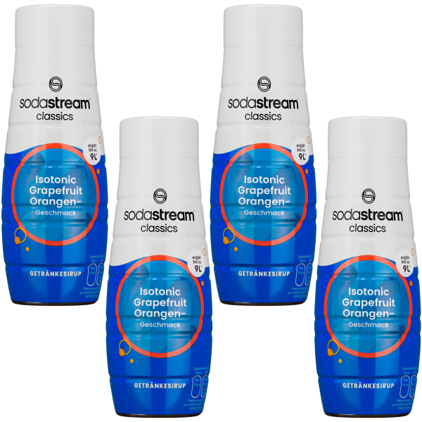 4x Syrop do SodaStream Izotonik 440ml
