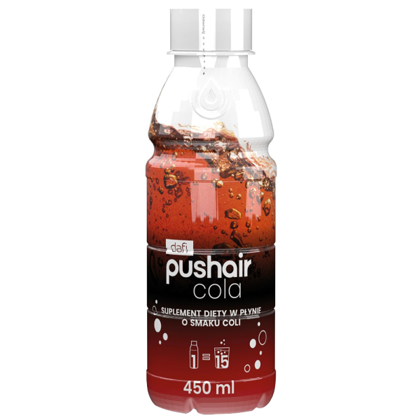 PUSHAIR Suplement diety Syrop Czerwona Oranżada 450ml + PUSHAIR Suplement diety Syrop Cola 450ml - obrazek 2