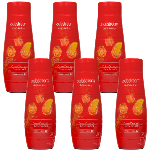 6x Syrop do SodaStream Cola + Orange 440ml
