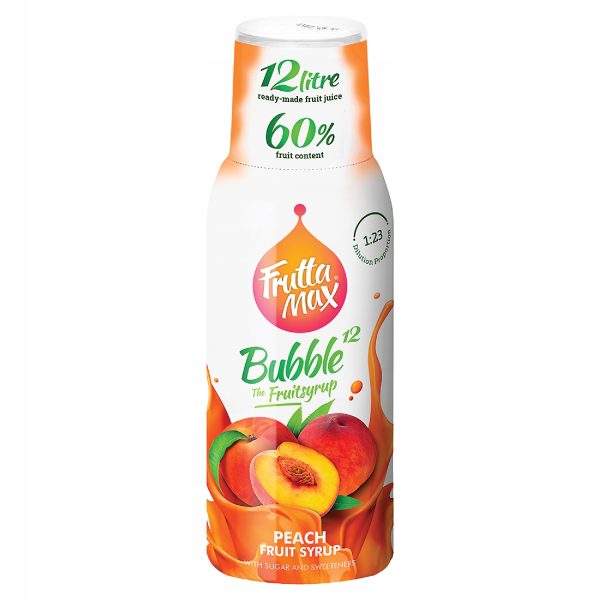 Syrop FruttaMax BRZOSKWINIA 500ml+COLA 500ml+CYTRYNA LIMONKA 500ml+TONIC 500 ml+ICE TEA CYTRYNOWA GREEN Light - obrazek 2