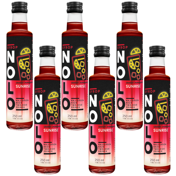 6x NOLO Syrop SUNRISE 250 ml