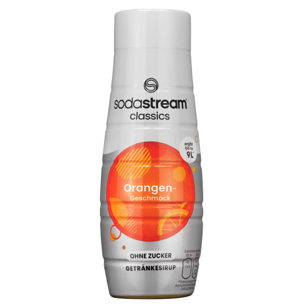 4x Syrop do SodaStream Pomarańcza Bez Cukru 440ml - obrazek 2