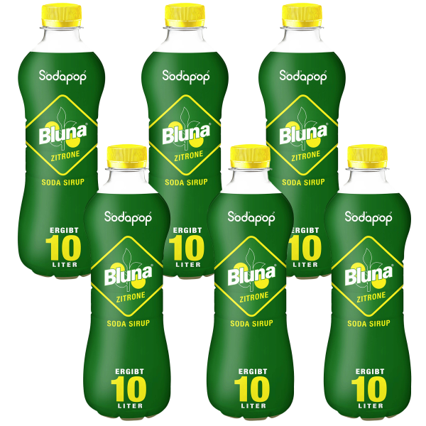 6x Syrop SODAPOP BLUNA Lemon 500ml