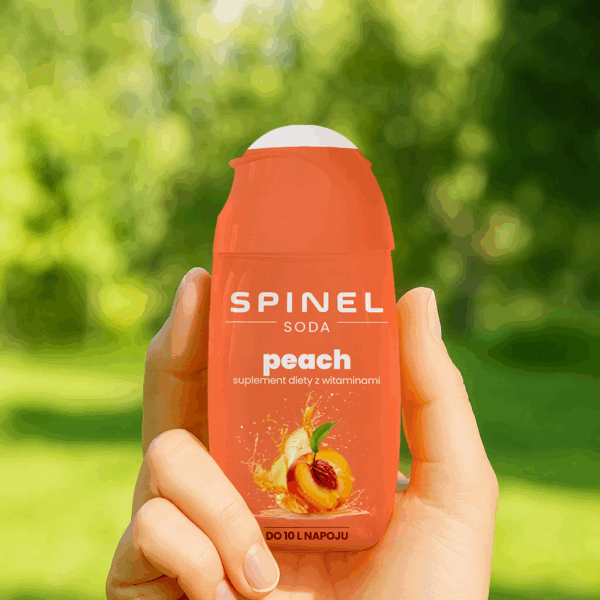 3x Syrop SPINEL SODA WITH VITAMINS 65ml - PEACH, LEMONADE, CHERRY - obrazek 4