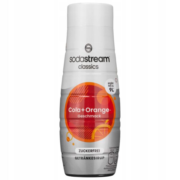 3x Syrop do SodaStream Cola + Orange Bez Cukru 440ml - obrazek 2