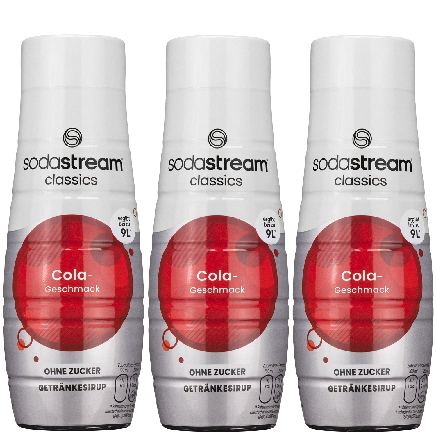 3x Syrop do SodaStream Cola bez cukru 440ml