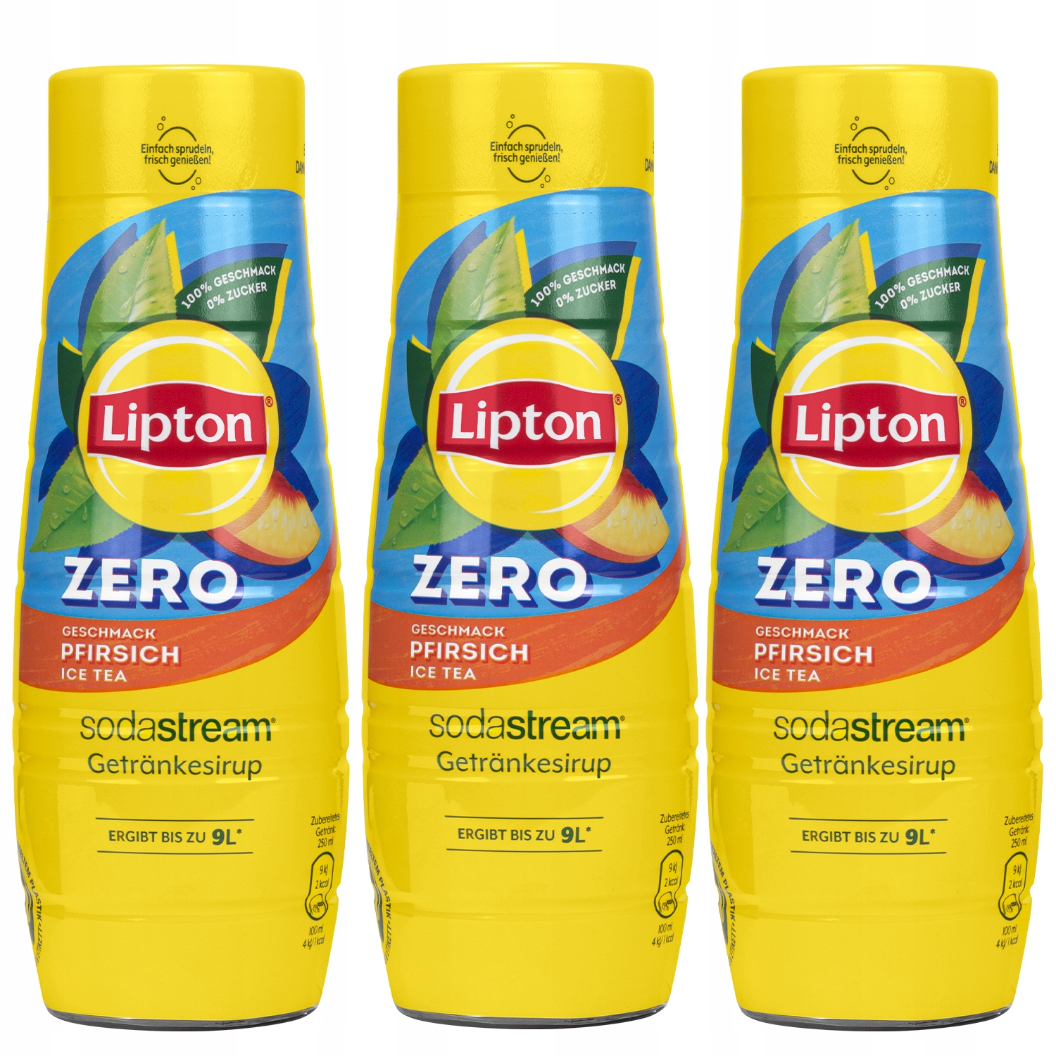 3x Syrop do SodaStream Lipton Ice Tea Brzoskwinia Zero 440ml - obrazek 3