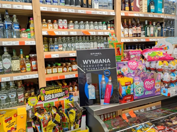 Naboje CO2 Spinel Soda dostępne w punkcie Delikatesy Centrum, ul. Mickiewicza 1, Boguchwała