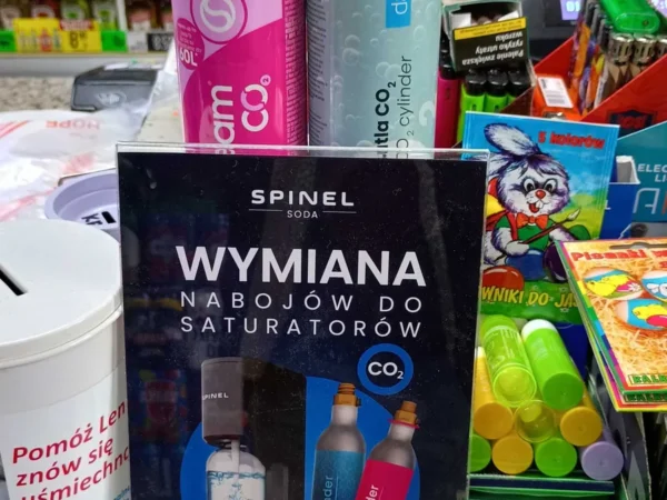 Naboje CO2 Spinel Soda dostępne w punkcie SKLEP SPOŻYWCZO-PRZEMYSŁOWY SPÓŁKA CYWILNA PAWEŁ NOWAK,DOROTA NOWAK, KRAKOWSKA 39,