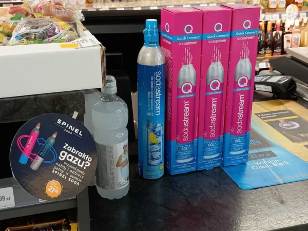 Naboje CO2 Spinel Soda dostępne w punkcie Odido, ul. Młyńska 1, Januszowice