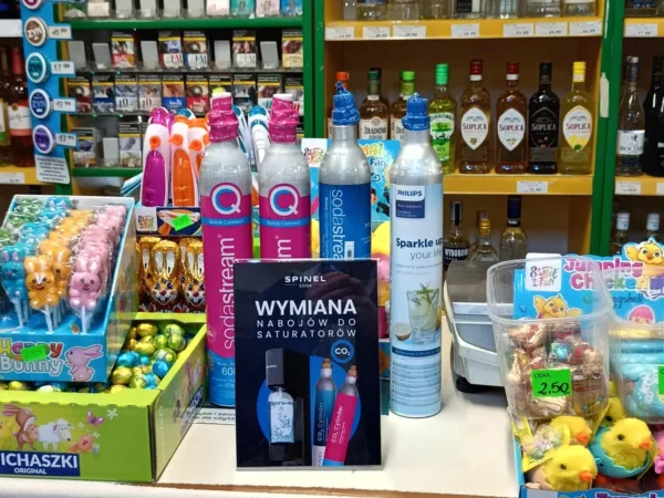 Naboje CO2 Spinel Soda dostępne w punkcie Malinka, ul. Rolnicza 7, Tarnów