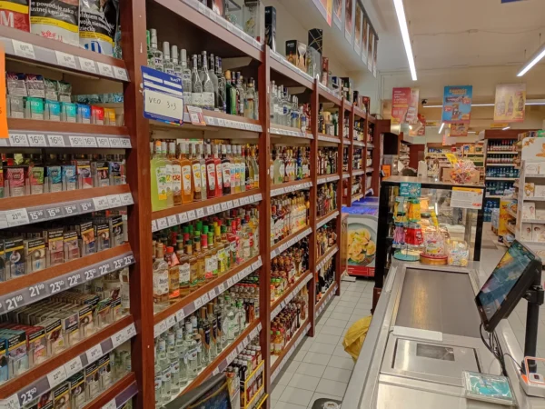 Wnętrze punktu wymiany nabojów CO2 Hitpol Borowa, Borowa 263, Borowa