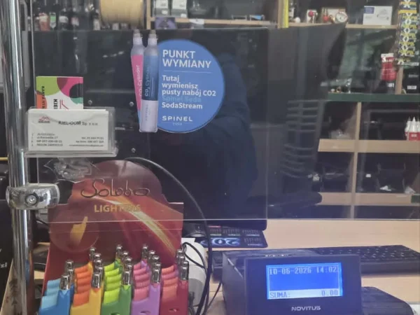Naboje CO2 Spinel Soda dostępne w punkcie KIEL-DOM SPÓŁKA Z OGRANICZONĄ ODPOWIEDZIALNOŚCIĄ, ul. Pocieszka 17, Kielce