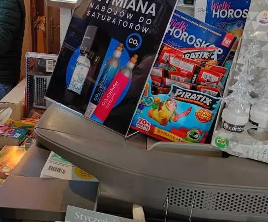 Naboje CO2 Spinel Soda dostępne w punkcie ART.PAPIERNICZE, ul. Franciszka Wilka 4A, Ruda Śląska