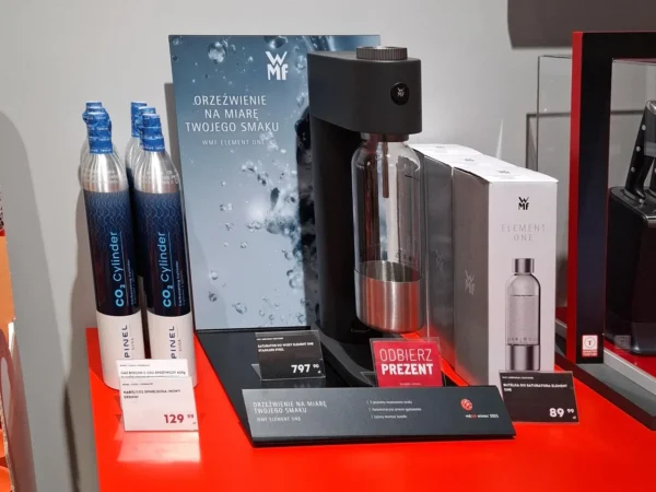 Naboje CO2 Spinel Soda dostępne w punkcie Sklep Tefal Bydgoszcz Pomorska, ul. Fordońska 141, Bydgoszcz