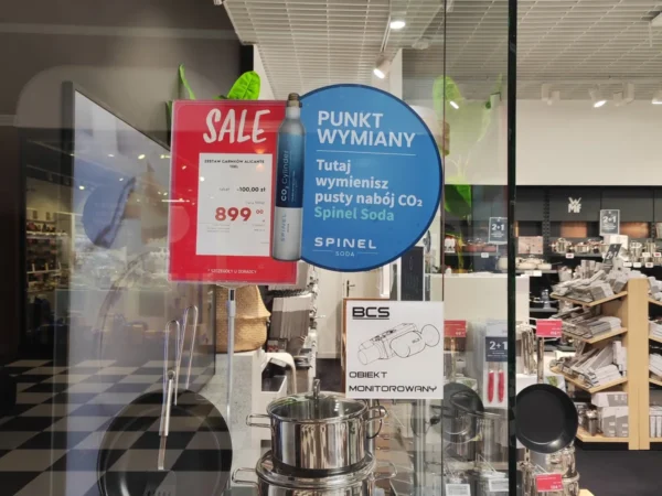 Naboje CO2 Spinel Soda dostępne w punkcie WMF Rzgów, ul. Żeromskiego 8, Rzgów