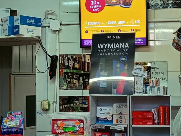 Naboje CO2 Spinel Soda dostępne w punkcie ALICJA KONARSKA FIRMA HANDLOWA "GROSIK", "KON-TRANS" Firma Transportowo- Handlowa,
