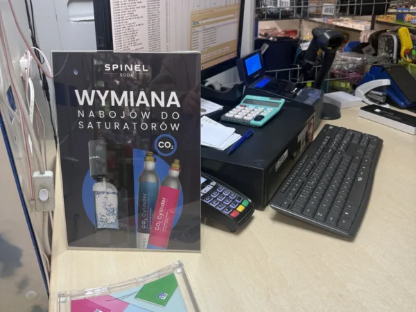 Naboje CO2 Spinel Soda dostępne w punkcie ILONA DĄBROWSKA, LEŚNE ZACISZE 10, STARA WIEŚ