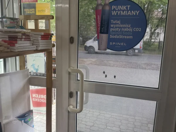 Wnętrze punktu wymiany nabojów CO2 ILONA DĄBROWSKA, LEŚNE ZACISZE 10, STARA WIEŚ