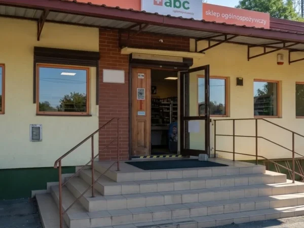 Wejście do punktu wymiany nabojów CO2 Sklep ABC przy Wał-Ruda 18, 33-133 Wał-Ruda, Wał-Ruda
