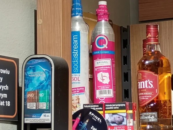 Naboje CO2 Spinel Soda dostępne w punkcie F.H.U. MINI-MARKET "KASIA" KATARZYNA ADAMUS, ul. Skawińska 16, Kopanka