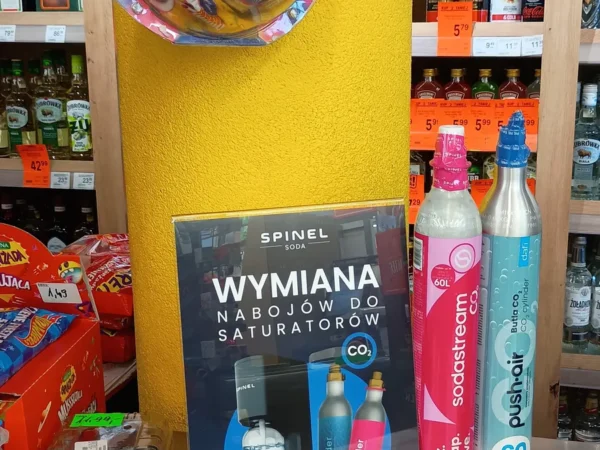 Naboje CO2 Spinel Soda dostępne w punkcie DC Łososina Dolna, Łososina Dolna 334, Łososina Dolna