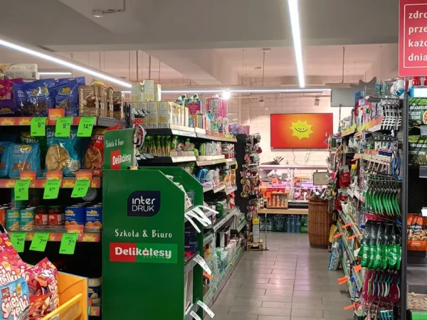 Wnętrze punktu wymiany nabojów CO2 DC Zakopane 1, Ul. Droga do Olszy 6, Zakopane