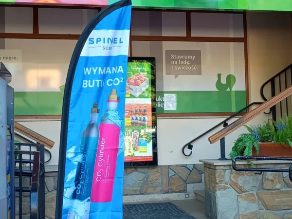 Wejście do punktu wymiany nabojów CO2 DC Zakopane 1 przy Ul. Droga do Olszy 6, Zakopane