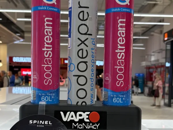 Wnętrze punktu wymiany nabojów CO2 VapeManiacy Elbląg Kaufland, Teatralna 5, Elbląg