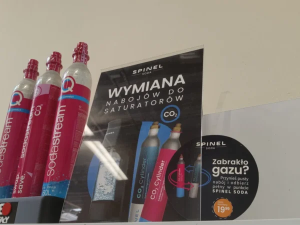 Naboje CO2 Spinel Soda dostępne w punkcie VapeManiacy Kielce Kaufland, Generała Władysława Sikorskiego 3, Kielce