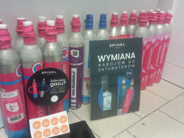 Naboje CO2 Spinel Soda dostępne w punkcie VapeManiacy Kołobrzeg Kaufland, Młyńska 9, Kołobrzeg