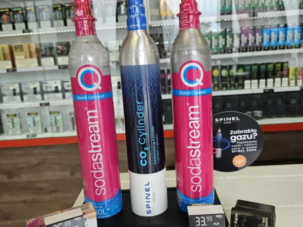 Naboje CO2 Spinel Soda dostępne w punkcie VapeManiacy Konin Kaufland, Kolejowa 1, Konin