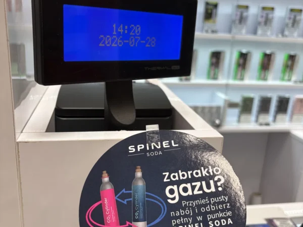 Wnętrze punktu wymiany nabojów CO2 VapeManiacy Końskie Kaufland, Lipowa 12, Końskie