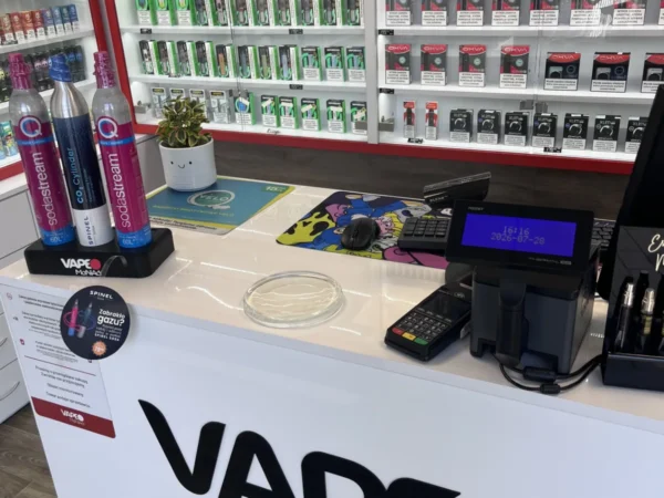 Naboje CO2 Spinel Soda dostępne w punkcie VapeManiacy Kościerzyna Kaufland, Klasztorna 11, Kościerzyna