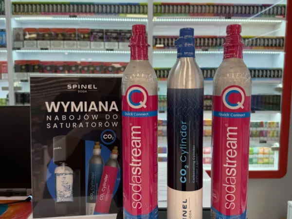 Wnętrze punktu wymiany nabojów CO2 VapeManiacy Rawicz Kaufland, Armii Krajowej 2, Rawicz