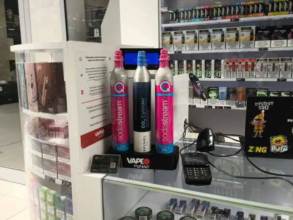 Naboje CO2 Spinel Soda dostępne w punkcie VapeManiacy Staszów Galeria Staszowska, A. Mickiewicza 62, Staszów