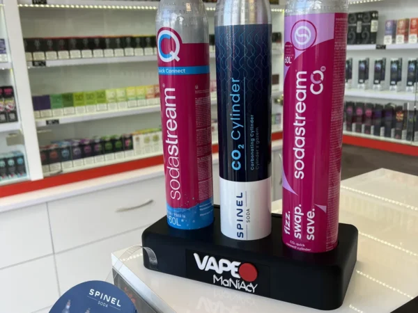 Naboje CO2 Spinel Soda dostępne w punkcie VapeManiacy Szczecinek Kaufland, Armii Krajowej 78a, Szczecinek