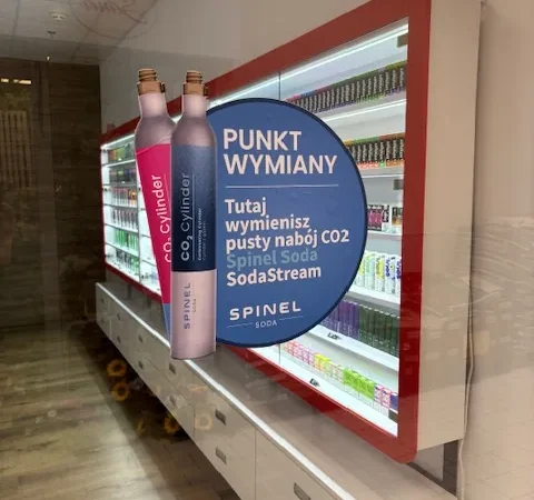 Naboje CO2 Spinel Soda dostępne w punkcie VapeManiacy Świdnica Kaufland, Ceglana 2, Świdnica