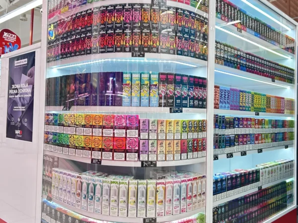 Wnętrze punktu wymiany nabojów CO2 VapeManiacy Wieluń Kaufland, Popiełuszki 1, Wieluń