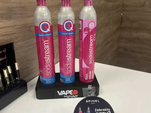 Naboje CO2 Spinel Soda dostępne w punkcie VapeManiacy Dzierżoniów Kaufland, Diorowska 1, Dzierżoniów