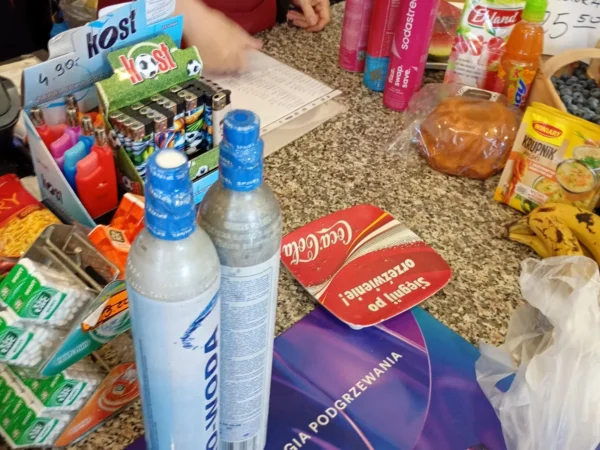 Naboje CO2 Spinel Soda dostępne w punkcie FIRMA HANDLOWO - USŁUGOWA "MIX" Rafał Pilipow, ul. Potępska 2, Koty