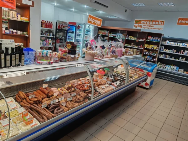 Wnętrze punktu wymiany nabojów CO2 Sklep spożywczy, ul. Niepodległości 25, Barlinek