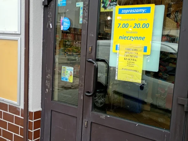 Wejście do punktu wymiany nabojów CO2 MIĘSO WĘDLINY TRADYCJA przy Pszczyńska 11, Mikołów